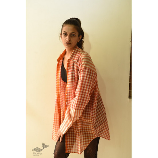 shop Unisex Handloom Stripes & Checks Shirt