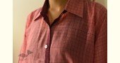 shop Handloom Cotton Checks Unisex Shirt