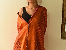 Handloom Gamcha Cotton ~ Full Sleeve Shirt