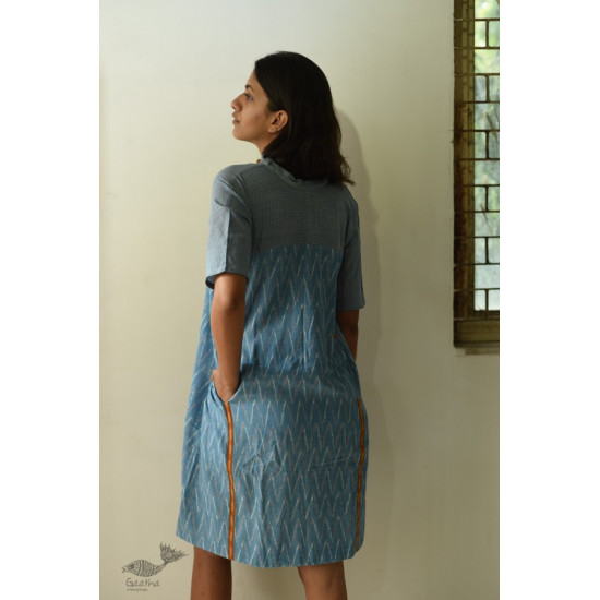 shop Handloom Cotton Ikat Dress