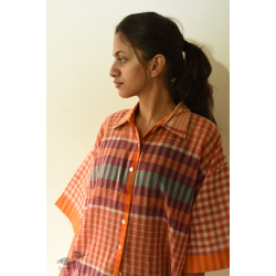 Handloom Cotton Checks Unisex Shirt