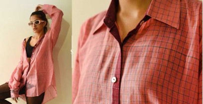 Handloom Cotton Checks Unisex Shirt