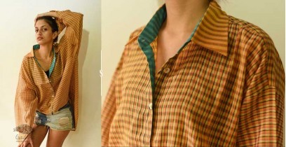 Handloom Gamcha Cotton Shirt