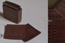 Coaster set ~ Leather