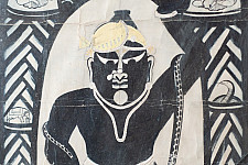 Memory Lines | Indian Antique Painting | Srinath ji  ( With Frame) 