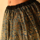 shop Ajrakh Prints Long Skirt / Ghagra With Natural Dyed