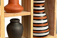 Terracotta Tales | Terracotta Pottery Art - Miniature Wall Art Frame - H