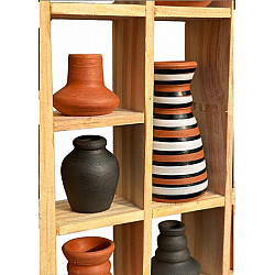 Terracotta Tales | Terracotta Pottery Art - Miniature Wall Art Frame - H