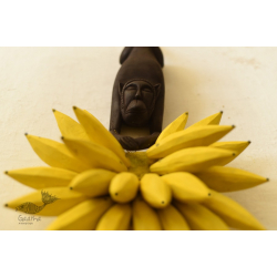 Handmade Wooden Wall Hanging - Monkey & Bananas