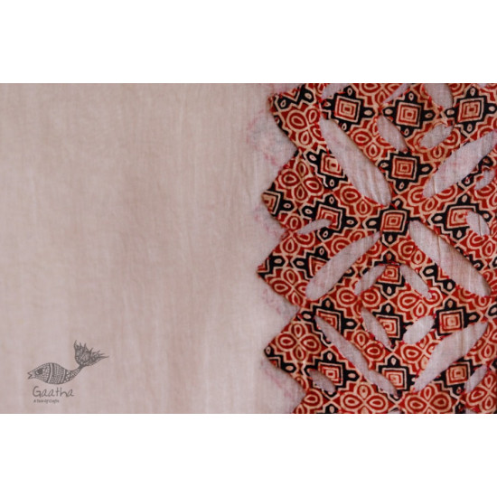 Sweet Smelling Frangipani ❀ Applique Dupatta ❀ 10