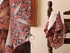 Sweet Smelling Frangipani ❀ Applique Dupatta ❀ 10