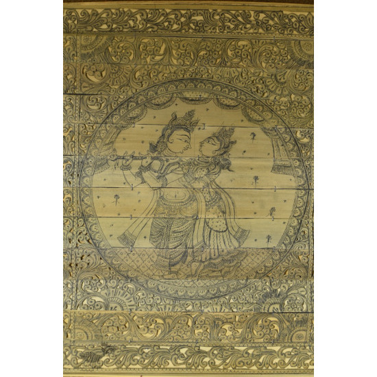 Shop Tala Pattachitra ~ Radha Krishna Painting on Palm Leaf