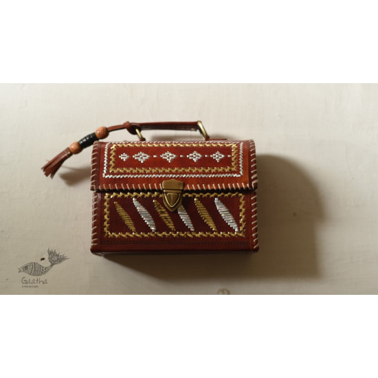 shop Kutchi Leather Sling Handbag