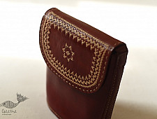 Be Nomadic ~ Kutchi Leather Sling Handbag - Brown