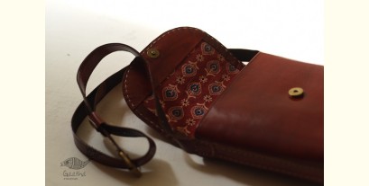 Be Nomadic ~ Kutchi Leather Sling Handbag - Brown