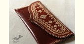 shop Kutchi Leather Embroidered Purse / Wallet