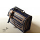 shop Kutchi Leather Sling Handbag - Blue