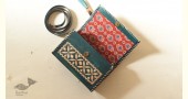shop Kutchi Embroidered Leather Sling Handbag - Teal