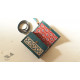 shop Kutchi Embroidered Leather Sling Handbag - Teal