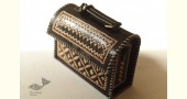 shop Kutchi Leather Handbag With Embroidery