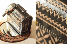 Be Nomadic ~ Kutchi Leather Handbag With Embroidery