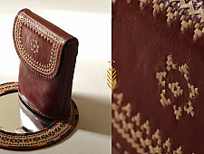 Be Nomadic ~ Kutchi Leather Sling Handbag - Brown