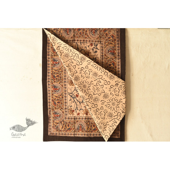 buy Bagru Natural color Hand Block Printed Bedsheet - 90" x 108"