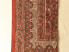 Natural Color Hand Block Printed - Bagru Bedsheet 90" x 108"