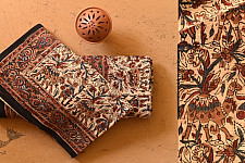 Bagru Bedsheet | Natural Color Hand Block Printed - 108" x 108"
