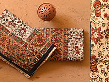 Bagru Bedsheet | Natural Color . Hand Block Printed - 90" x 108"