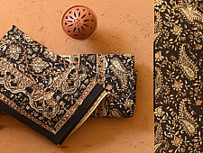 Bagru Cotton Bedsheet | Natural Color Block Printed - 108" x 108"