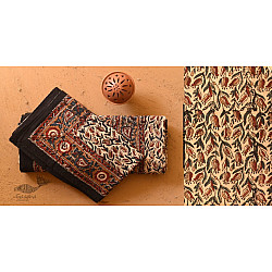 Bagru Cotton Bedsheet | Natural Color Hand Block Printed - 108" x 108"