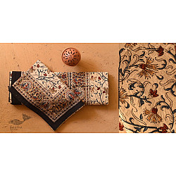 Bagru Natural color Hand Block Printed Bedsheet - 90" x 108"