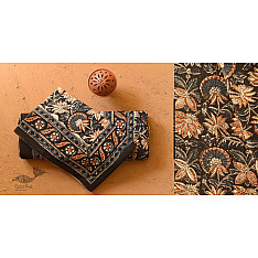 Pure Cotton Bedsheet | Bagru Hand Block Printed With Natural Color - 108" x 108"