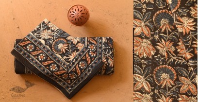 Pure Cotton Bedsheet | Bagru Hand Block Printed With Natural Color - 108" x 108"