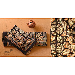 Thick Cotton Bedsheet | Bagru Block Printed With Natural Color - 90" x 108"