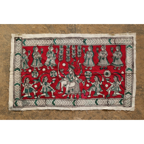 Sacred cloth of the Goddess- Bahu chara mata (26X15)