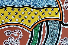 Mandana Art - Painting ~ An Ox  ( 11 x 14 inch)