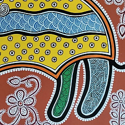 Mandana Art - Painting ~ An Ox  ( 11 x 14 inch)