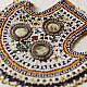 Bead Work of Saurashtra ~ Old Fan/ Antique Vinjano