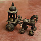 Shop Antique from Khajuraho Brass Tome Chariot