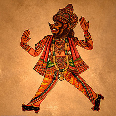 Leather Puppets | Vishnu Dashavatar - Narasimha (The Lion-Man)
