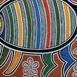 Mandana Art - Painting ~ Rat ( 11 x 14 inch)