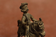 Antiquities from Khajuraho | Warrior on Horse