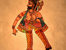 Leather Puppets | Vishnu Dashavatar - Parashurama (The Warrior Sage)