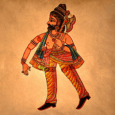Leather Puppets | Vishnu Dashavatar - Parashurama (The Warrior Sage)