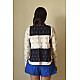 shop Ikat Handloom Black & Off White Top