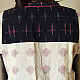 shop Ikat Handloom Black & Off White Top