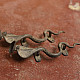 Shop Antique from Khajuraho Brass Door Handles - Snake