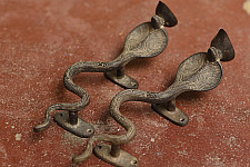 Antiquities from Khajuraho | Door Handles - Snake 